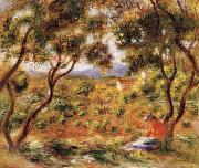 Pierre Renoir The Vines at Cagnes Spain oil painting artist